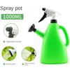 Pressure Spray Water Kettle, Plastic Garden Plants Watering Can Pot, Gardening Supplies 1L Adjustable 2 In 1 Flower Sprayer Home