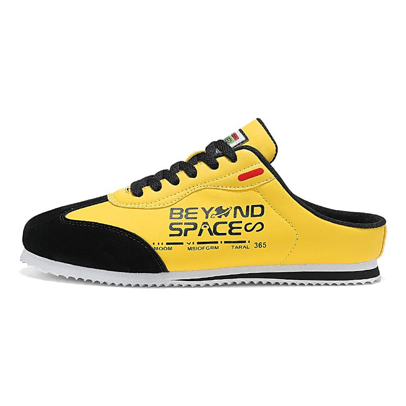 

Fashion 2025 New Summer Slippers for Men Breathable Versatile Trendy Half Slippers Sports and Leisure Men s Agan Board Shoes 39