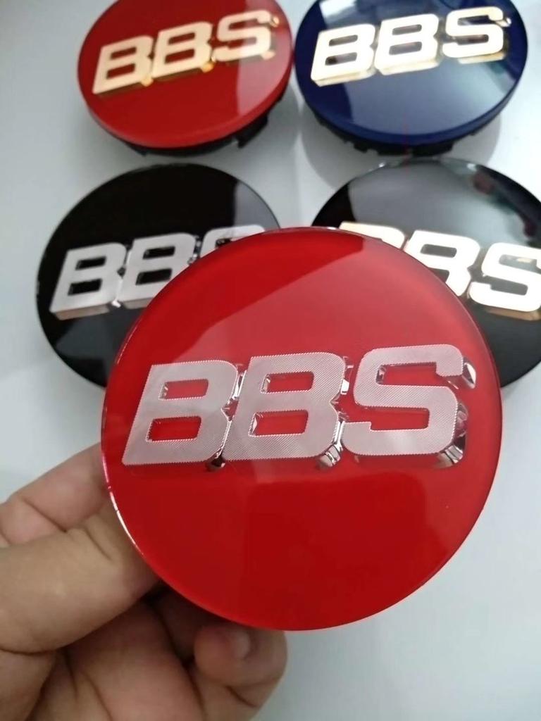 4Pcs Acrylic BBS Wheel Center Caps 60/65mm Automotive Car Tyre Wheels Hub Modification Set for Vehicle