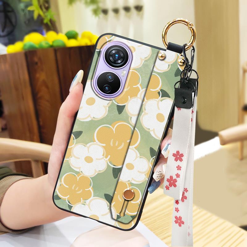 Soft case Phone Holder Phone Case For Blackview A200 Pro Waterproof Back Cover Oil Painting Dirt-resistant Protective