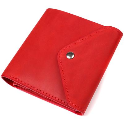 Wallet for Women Made of Matte Genuine Leather GRANDE PELLE Wallet 16811 Red