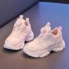 White Kids Sneakers Girls Sport Shoes Kids Spring New Platform School Fashion Athletic Footwear Tennis Girls Sneaker 4-12 Years
