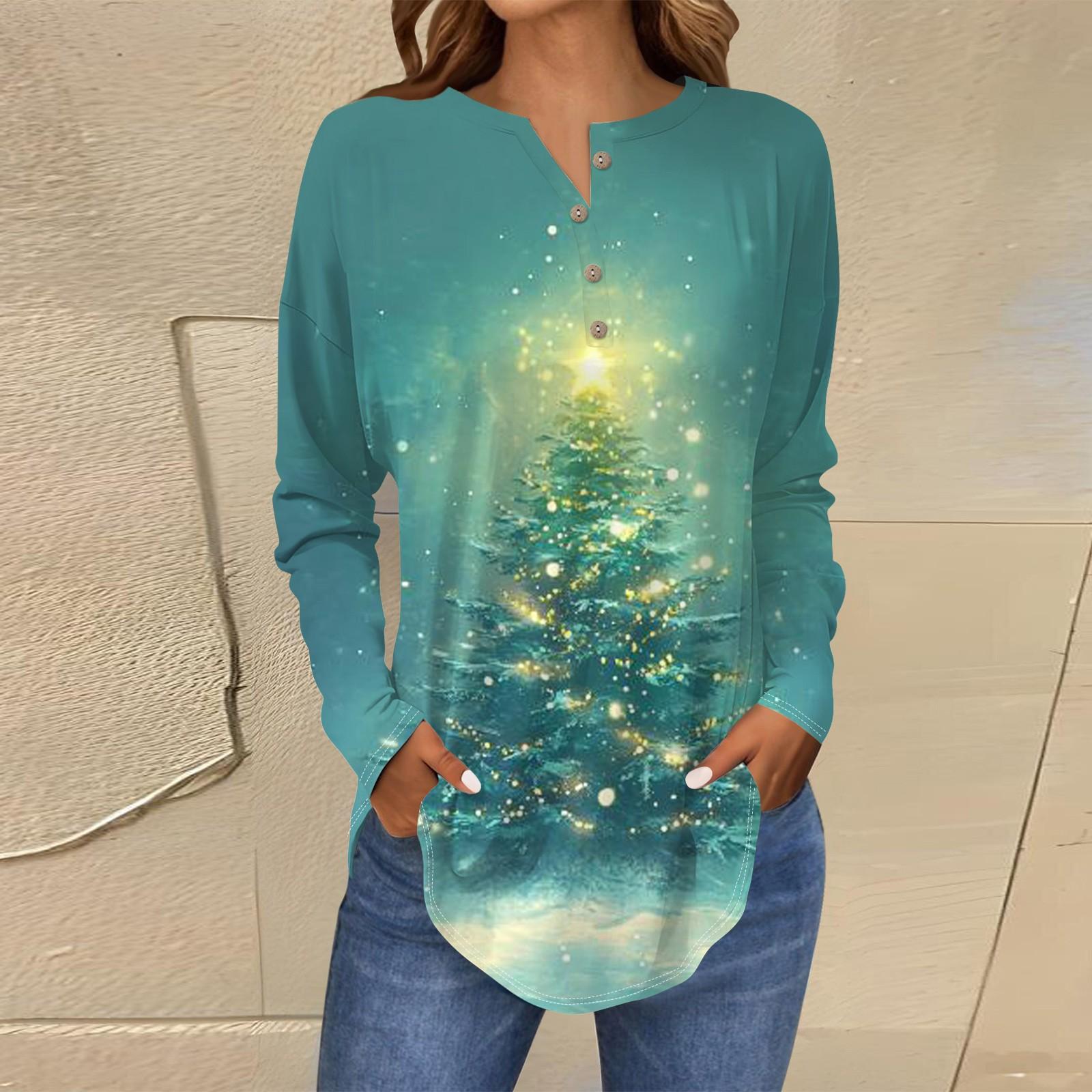 Футболки для женщин осень повседневные рубашки с длинным рукавом на пуговицах толстовка — фото 9