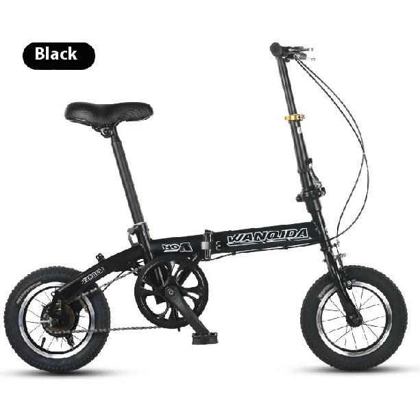 12 Small Bike cycling City Mini Folding Bicycle For Male And Female Students Portable Ultra Light Transmission Disc Brakes