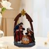 Nativity Figurine Spiritual Collection Christmas Handpainted Virgin Mary Statues Resin Religious