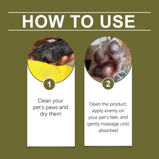 Pet Paw Balm Natural Moisturizer Protective Cream Pet Nose Protector Crack Feet