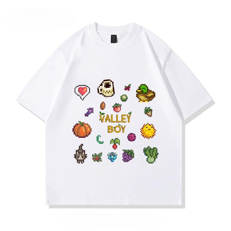 2026 Steam Starfarers Story Recipe Game Accessories Pixel Art ShortSleeved Mens and Womens TShirts