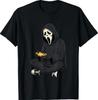 Halloween Maschera Fantasma Faccia Spaventosa T-shirt per Videogiocatori