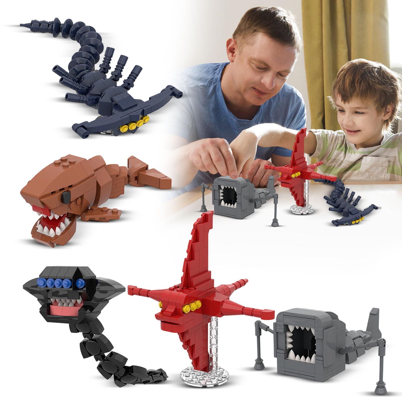 Deep Sea Creature Building Set 5-Piece Model One Size