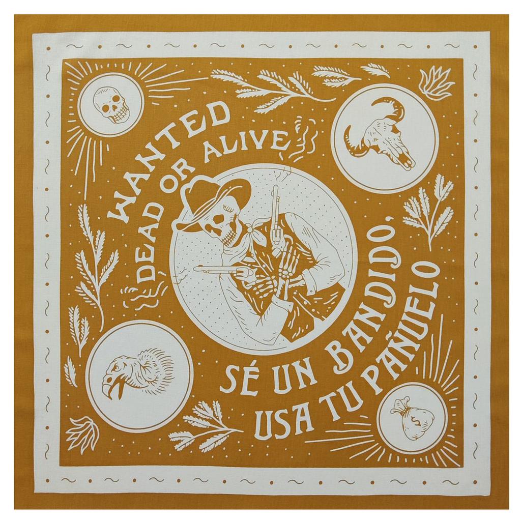 21'' Skull Pattern Bandana Head Scarf Turbans for Women Male Street Turbans Unisex Head Wrap Bandana