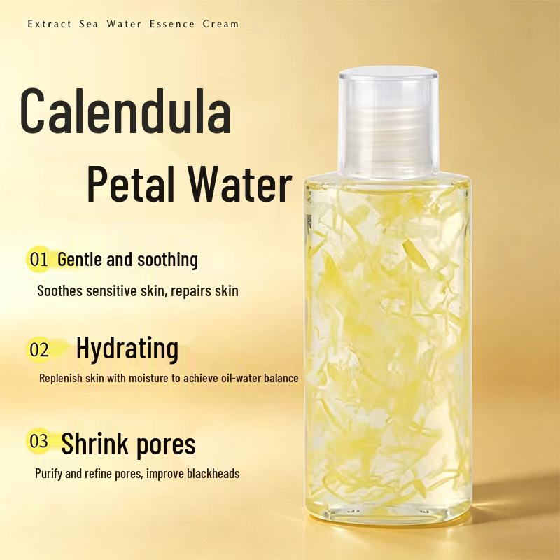Calendula Petal Toner - Hydrating, Soothing, Brightening & Pore Refining. Calendula Petal Water 1000g