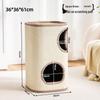 Miaolisi Compact 2-Tier Cat Tree with Sisal Scratching Post