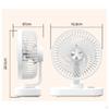 Portable Power Fan with Digital Display Adjustable Head USB Desk 5 Speed Settings for Students,