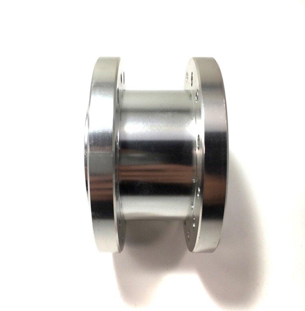 Steering Boss Spacer Aluminum 50mm Universal Silver Black Red Blue Purple (Silver)