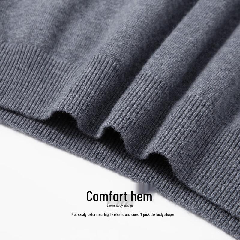 Hodo Men's 100% Wool V-Neck Sweater