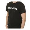 Men's Converse Pure Cotton Alphabet Short Sleeve Black 10001970-A02