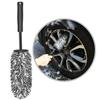Brosse Jantes Voiture, Brosse de Nettoyage en Microfibre, Brosse de Roue de Voiture Jante sans Partie Métallique