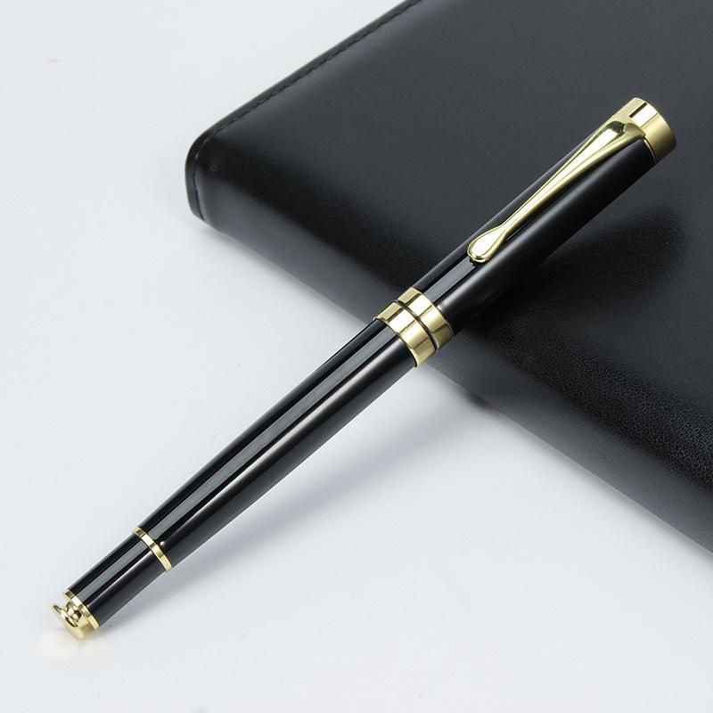 1 Piece Metal Roller Ballpoint Pen Stationery Ball Point Pen Cute Pens Office Accessories