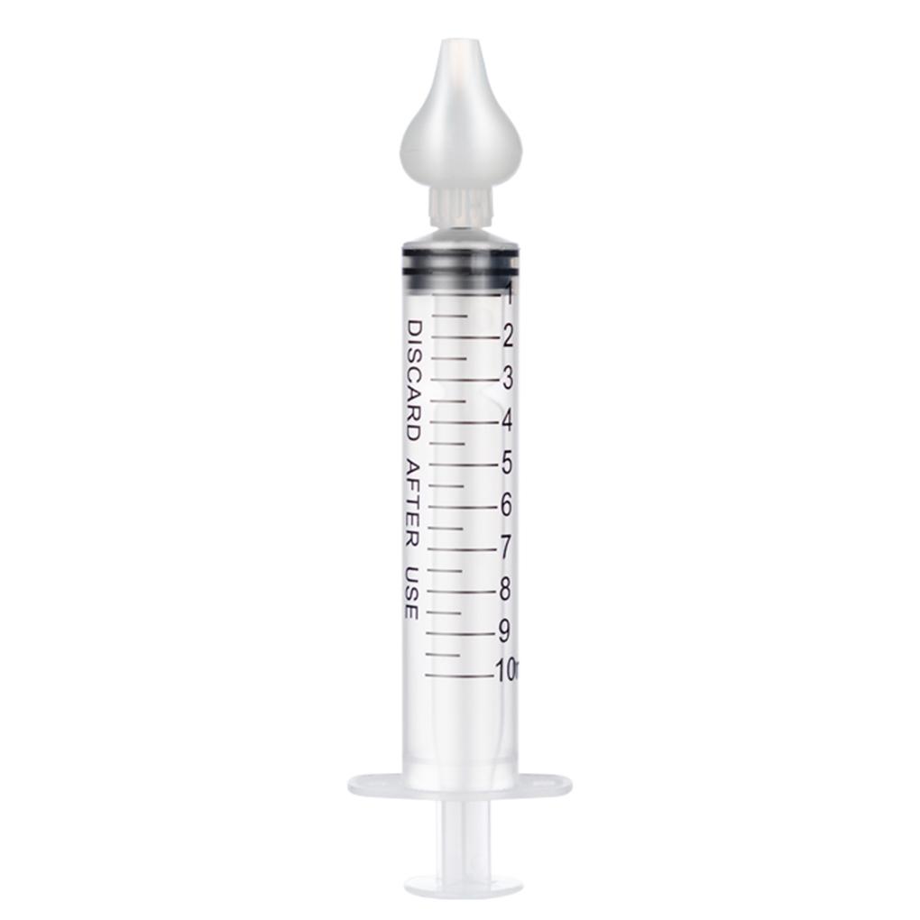 2 Pezzi Lavaggi Nasali per Neonati Tubo Siringa Pulizia Naso Bambino Cura del Neonato Aspiratore Nasale Pulitore 10ML Lavaggio Nasale per Rinite del Bambino
