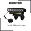 Bike Light Headlight Lightweight Front Flashlight Set with Horn for Night Riding Off Road