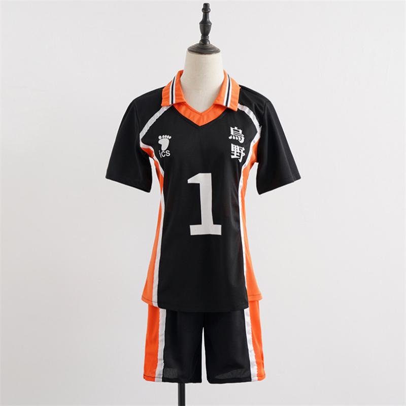 Cos Gift Haikyu Costume Anime Karasuno High School Volleyball Club Hinata Shyouyou Sportswear Jerseys Thin Uniform Suit