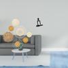 Rattan Woven Wall Art And Abstract Thinker Sculpture Decorative Ornament for Bedroom Hallway Tea