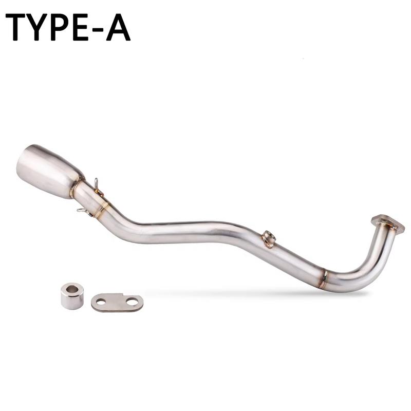 Motorcycle Exhaust System Stainless Exhaust Pipe 51MM Muffler Slip-on Header Pipe for YAMAHA NMAX 155 NMAX125 2020 2021