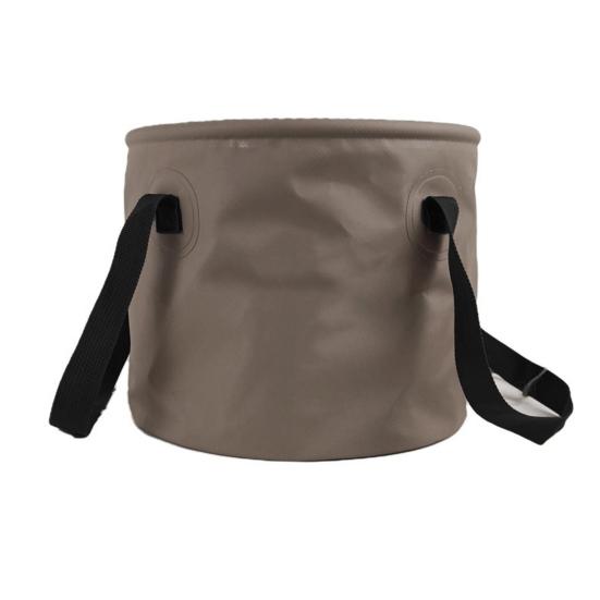12/20L Foldable Water Bucket with Portable Handle Waterproof Multifunctional Car Washing Outdoor Camping Fishing Collapsible Water Storage Pail