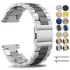 22 мм 20 мм Металевий ремінець для Samsung Galaxy Watch 3 Huawei GT2 Amazfit GTR Браслет з нержавіючої сталі Ремінець на зап'ястя для 20 мм Samsung Watch 4 Ремінець на зап'ястя