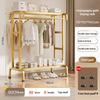 Clothes Rack Household Indoor Bedroom Balcony Drying Hanger Floor-To-Ceiling Coat Rack Thickening Simple Drying Rack