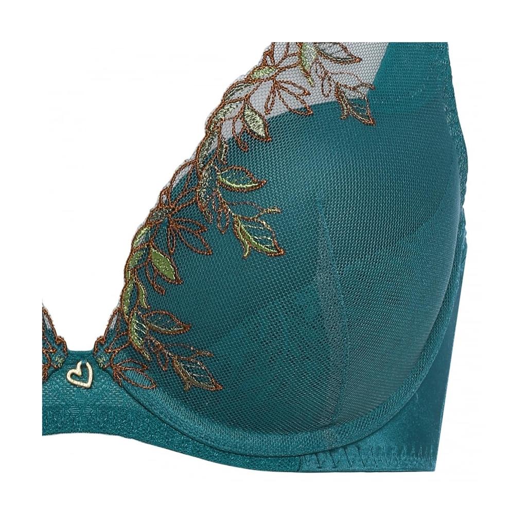 AMOSTYLE by Triumph Hope Swaying M010 Bra, Leaves, Women's, (Green)