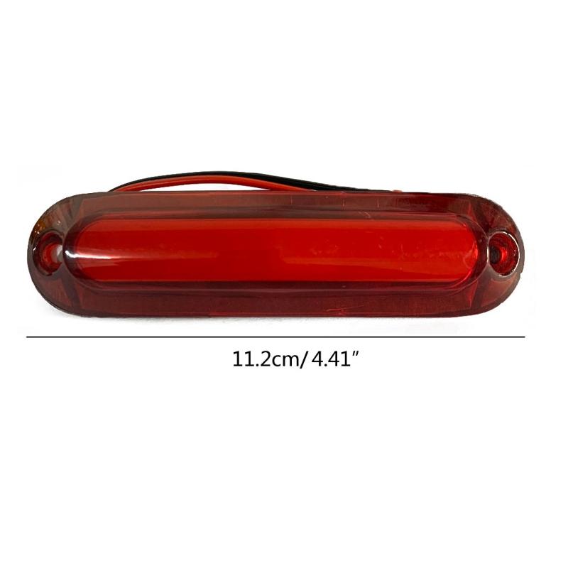 6LED Turn Signal Stop Brake Light For Car Trailer Truck Pickup Indicator Waterproof Taillamp Side Marker Lamp Tail Light