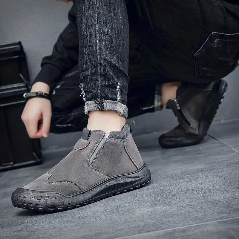 Mocassin Non-slip Sole Purple Boots Ladies Ankle Boots Women's Boot Shoes For Gym Sneakers Sport Famous Advanced Sport