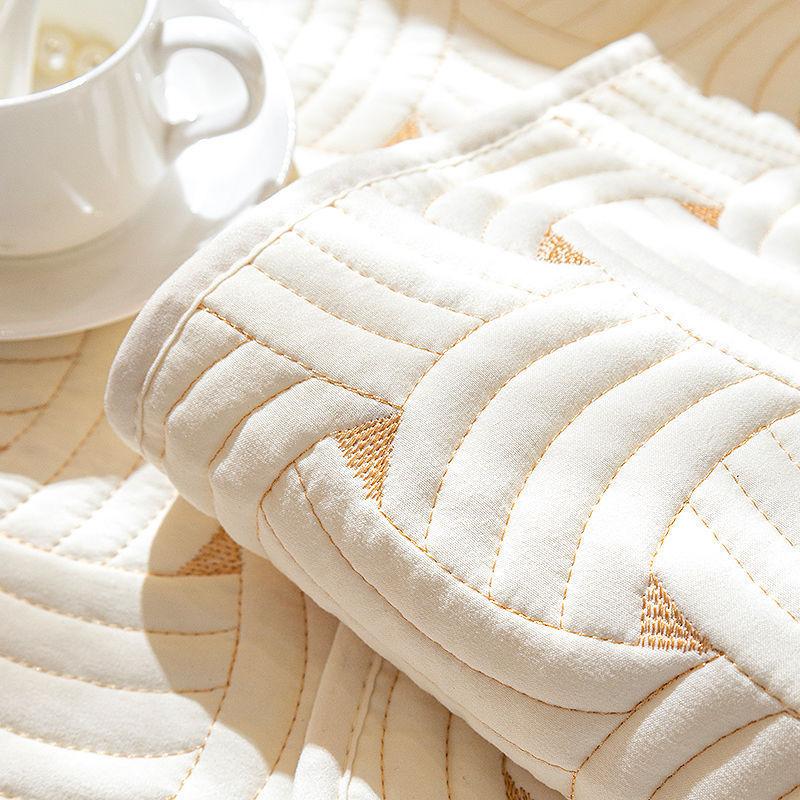 Cream Wind Sofa Cushion, Universal In All Seasons, Seat Cushion, Non-Slip Sofa Cover, Simple And Modern Cotton Fabric Cover Towel