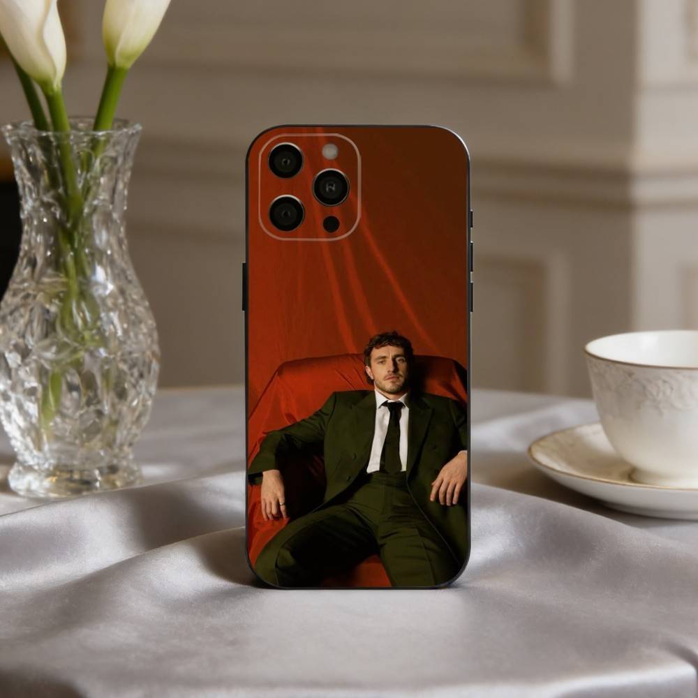COOL P-Paul M-Mescal Phone Case For iPhone 17pro,16,15,14,13,12,11 Plus,Pro Max,XS,Soft Silicone Black Cover