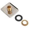 Waterfall Tub Nozzle G1 2 Male Thread Stainless Steel Wall Mounted Bathtub Filler Spout for Spa Bathroom