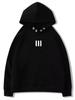 Men's American Style White and Grey Hooded Pullover - 2025 Autumn/Winter New Arrival, Plus Velvet, Trendy Streetwear.