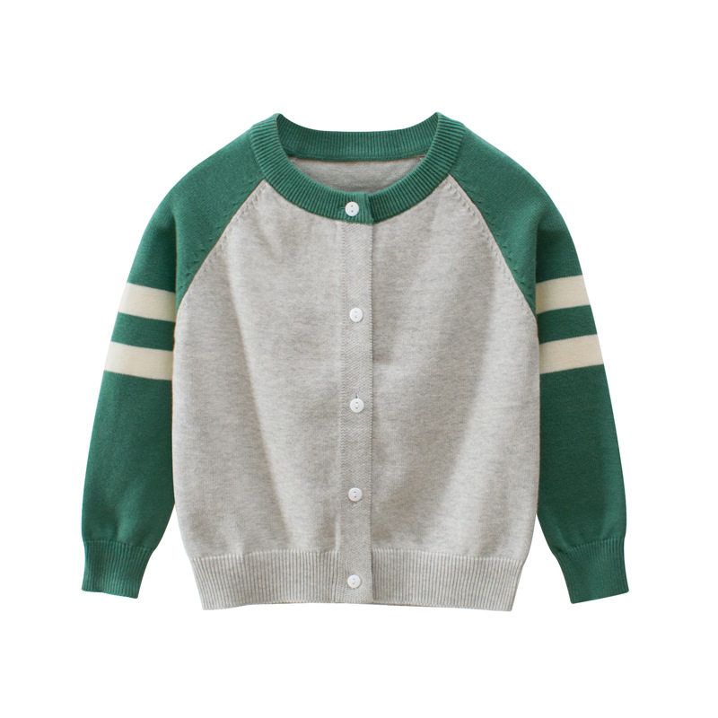 27Kids Cotton Knitwear Cotton Cardigan for Spring and Autumn