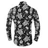 Men's Clothing Long Sleeve Hawaiian Shirt for Men Casual Button Down Shirts for Men Lightweight Floral Design