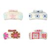 Secure Grip Knitted Hair Clip for Active Lifestyle Comfortable Fashion Flower Hairpin Nonslip Sports Activity