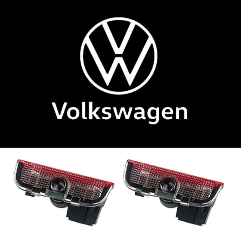 LED Car Door Projector Ghost Shadow Welcome Light Accessories For VW Tiguan MK1 MK2 Scirocco MK3 Touran 5T1 Arteon CC Sharan 7N