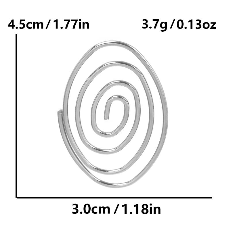 

4pcs Mixed Spiricle Conch Shape DIY Stainless Steel Pendants For Jewelry Making Supplies Fashion Simple Charm Earrings Materials