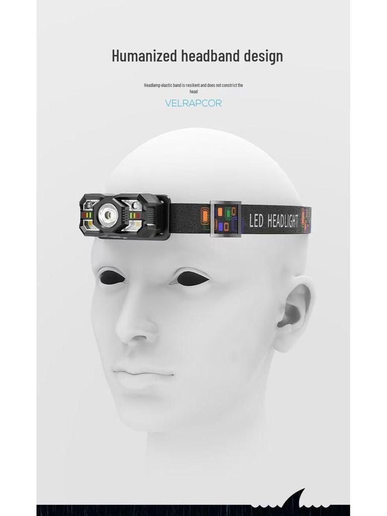 Rechargeable Headlamp for Night Fishing - Super Bright, Lightweight, Long Battery Life, High Beam