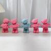 3D Slogan Bear Shaped Candle Silicone Mold for DIY Hand-made Candle Ornaments Mould Handicrafts Making Tool Baking Mold