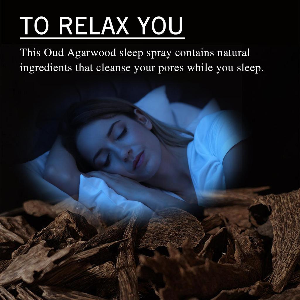 Agarwood Oil Sleep Spray Pillow Spray Insomnia Calms Deep Sleep