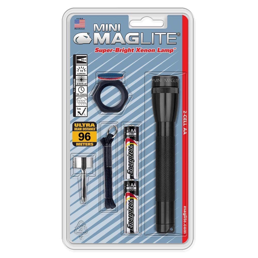 

MAG-LITE MiniMag 2A Combo Pack, Black M2A01C чорний