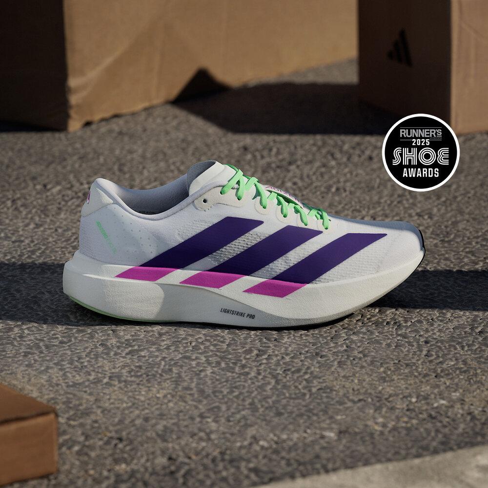 adidas Adizero Evo SL White Collegiate Purple (Women s) 36