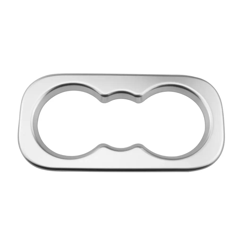 Car Rear Water Cup Holder Protection Cover Trim Sticker for Renault Koleos for Samsung QM6 2017-2022 Stickers ABS Accessories