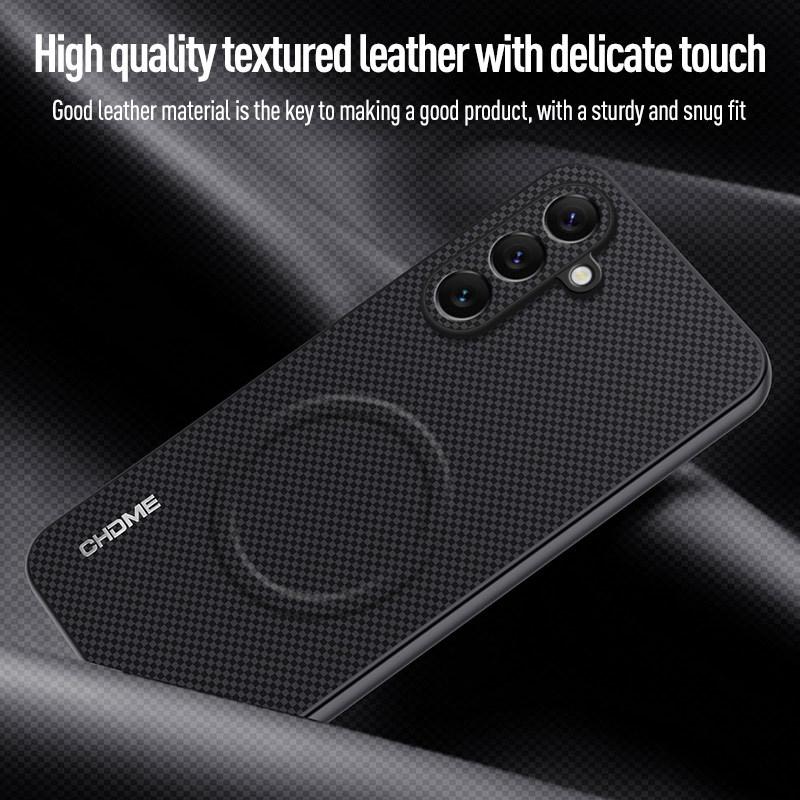 Compatible with Samsung S26 Ultra and S25 Edge/FE: New Magnetic Texture Drop-Proof Phone Case
