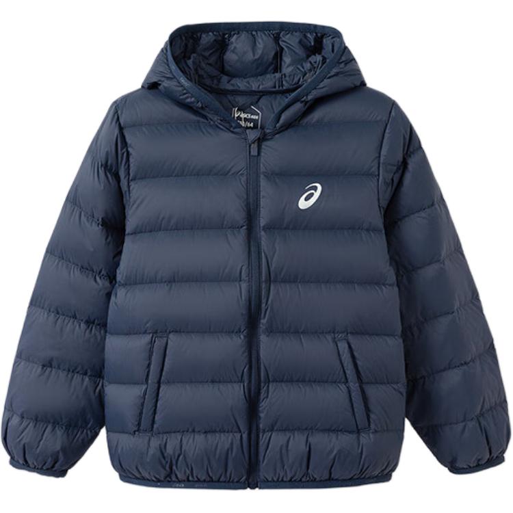 ASICS Kids Down Jackets Hooded Non Detachable Thickened Hooded 334251072301-5003 150